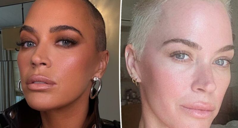 Teddi Mellencamp shows off platinum blond buzzcut amid cancer journey