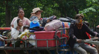 Tens of thousands flee their homes as Thailand and Cambodia clash