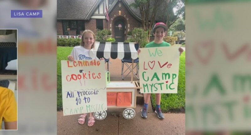 Texas twins raise $10K through lemonade stand for Camp Mystic