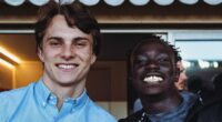 The 'two fastest men in Australia' team up in Monaco as Oscar Piastri pops in to support Gout Gout at athletics royalty - and gets a brush with royalty