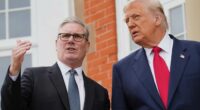The Latest: Trump to discuss trade with British Prime Minister Keir Starmer in Scotland