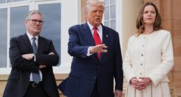The Latest: Trump to discuss trade with British Prime Minister Keir Starmer in Scotland