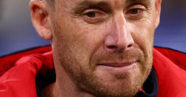 The chilling photo at the centre of yet another death threat against an AFL coach - as fan anger boils over after the worst last-quarter collapse in HISTORY