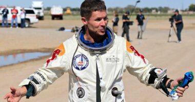 The first skydiver to fall faster than the speed of sound dies in crash in Italy, city's mayor says