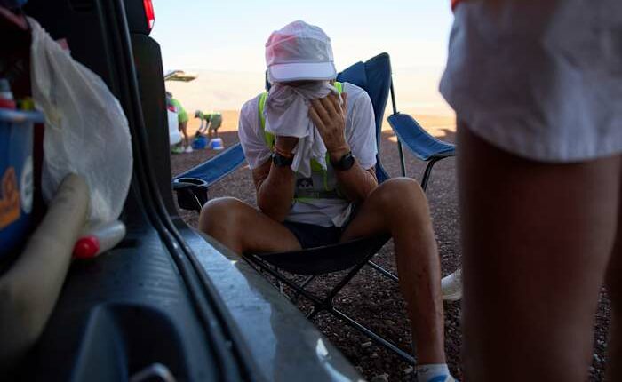 The grueling 135-mile journey of a 66-year-old runner through one of the hottest places on Earth