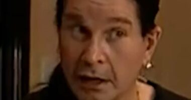 The moment Ozzy Osbourne's rarely-seen daughter appeared on his show