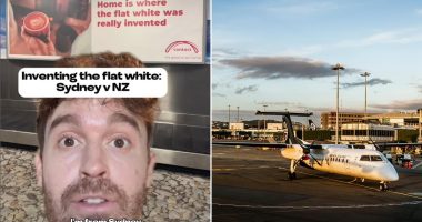 Tiny airport sign sparks heated coffee feud between Australia and New Zealand