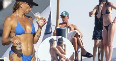 Tom Brady parties with bikini-clad Dakota Johnson, Kate Hudson on yacht in Ibiza