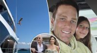 Tom Brady takes daughter Vivian on a yacht after weekend of partying with Jeff Bezos and Lauren Sánchez