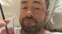 Top comedian shares photo from hospital bed after being rushed to A&E