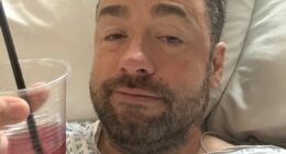 Top comedian shares photo from hospital bed after being rushed to A&E