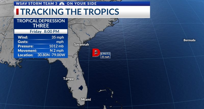 Tracking the Tropics: T.D. Three forms, some minor local impacts possible
