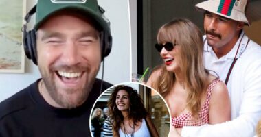 Travis Kelce hilariously likens his and Taylor Swift’s romance to ‘Pretty Woman’: ‘I’m just an NFL hooker’