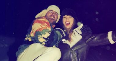Travis Kelce’s Rare Offseason Photos With Taylor Swift Are a Total Win