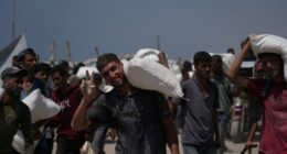 Trump announces US will build food centers in Gaza