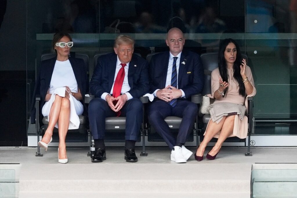 Trump at FIFA world cup final