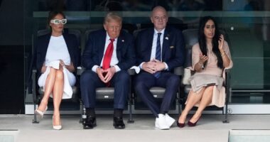 Trump at FIFA world cup final