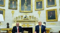 Trump hosts Gulf leaders at White House as new violence raises questions about progress toward peace