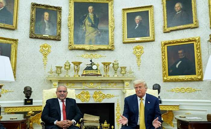Trump hosts Gulf leaders at White House as new violence raises questions about progress toward peace