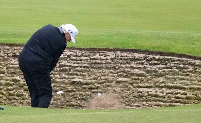 Trump once decried the idea of presidential vacations. His Scotland trip is built around golf