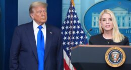 Trump posts support for embattled Attorney General Pam Bondi