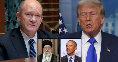 Trump rips into 'phony' Democrat for stunningly comparing him to Obama over Iran deal