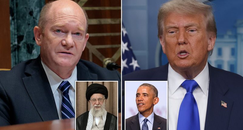 Trump rips into 'phony' Democrat for stunningly comparing him to Obama over Iran deal