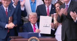 Trump signs sweeping domestic policy bill at White House ceremony