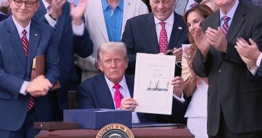 Trump signs sweeping domestic policy bill at White House ceremony