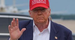 The US economy has shrunk in the last quarter, with Donald Trump's trade war blamed.