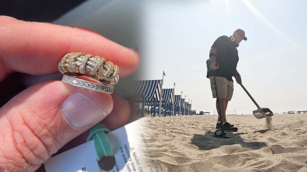 Two rings found on beach and returned thanks to kindness of strangers
