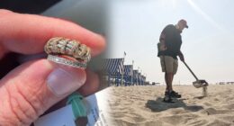 Two rings found on beach and returned thanks to kindness of strangers