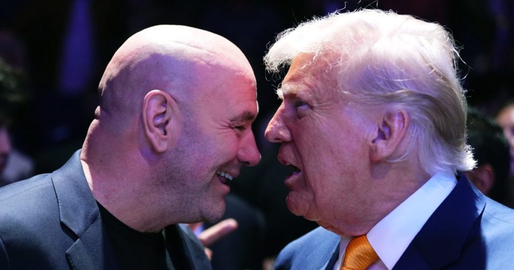 UFC confirms Trump's plan to host a fight at White House in 2026