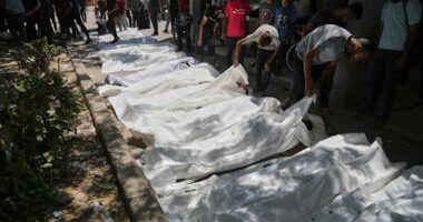 UN food agency says Israeli tanks and snipers opened fire on a crowd seeking aid in Gaza