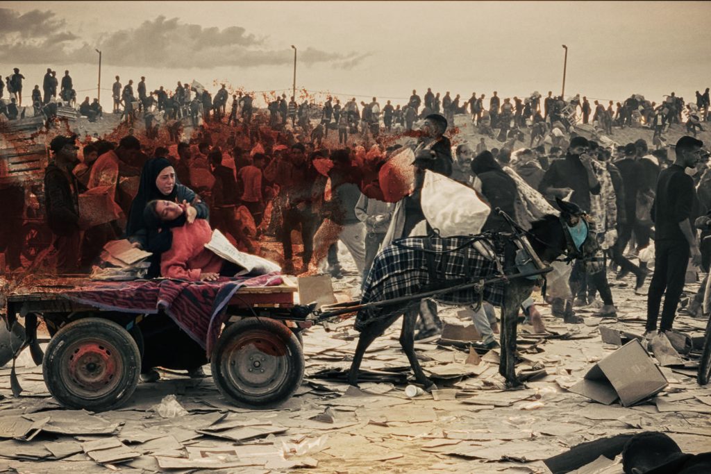 U.S. Contractors Allegedly Fire on Gaza Aid Crowds