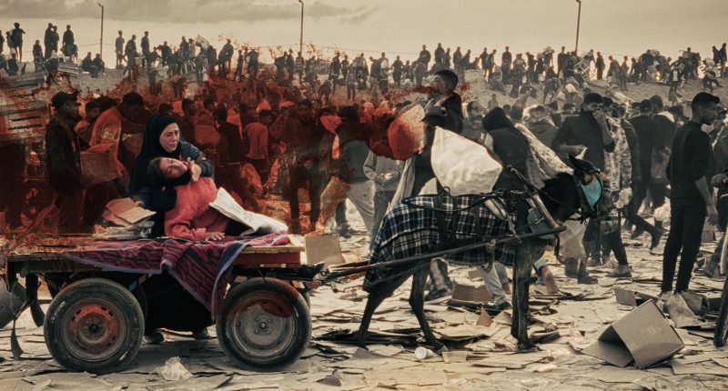 U.S. Contractors Allegedly Fire on Gaza Aid Crowds