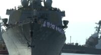 USS The Sullivans returns after 8-month deployment, reunite with loved ones