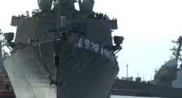USS The Sullivans returns after 8-month deployment, reunite with loved ones