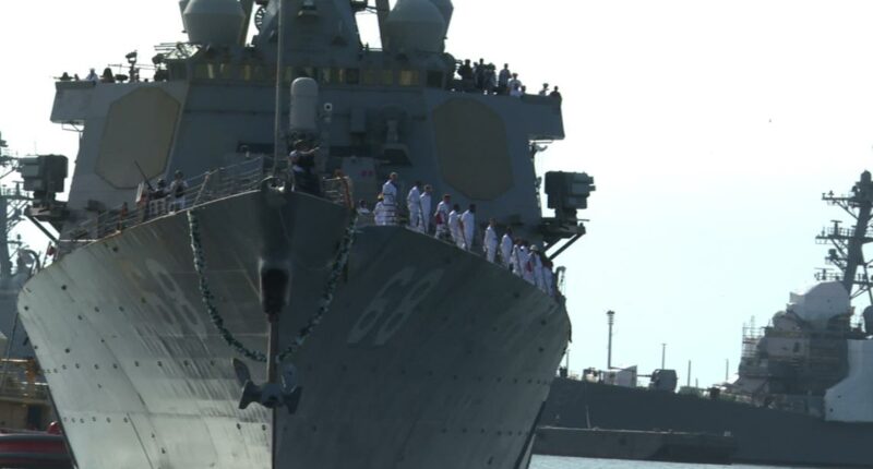 USS The Sullivans returns after 8-month deployment, reunite with loved ones