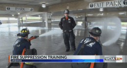 Urbana firefighters participate in fire suppression training drills