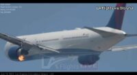 Video: Delta flight makes emergency landing at LAX after engine catches fire
