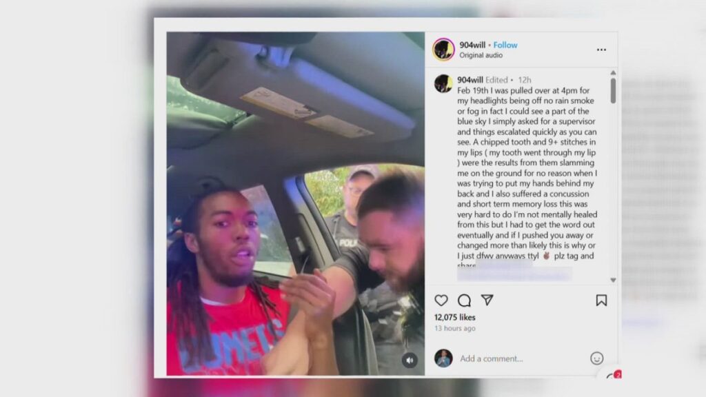 Viral Jacksonville traffic stop video police report released