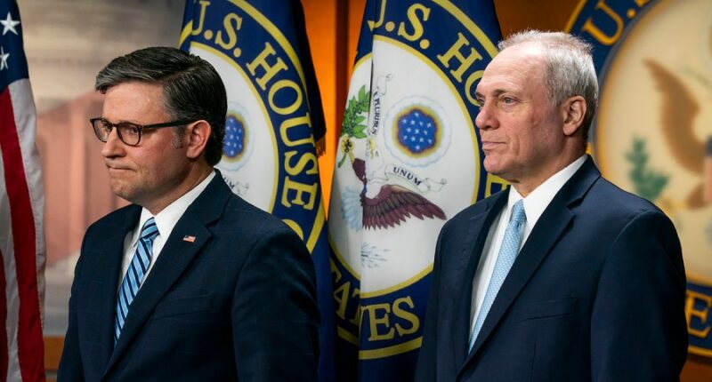 Watch: House GOP leaders give remarks with DOGE cuts, Russian sanctions in mind