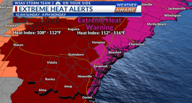 Weather Aware: Dangerous heat today & tomorrow