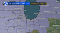 Why is the air quality bad today?: AccuWeather Alert for most of Chicago area due to Canadian wildfire smoke through Friday