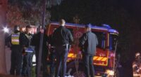 Emergency services were called to ﻿a two-storey townhouse on Terrigal Street in Chadstone about 9.40pm yesterday.
