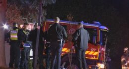 Emergency services were called to ﻿a two-storey townhouse on Terrigal Street in Chadstone about 9.40pm yesterday.