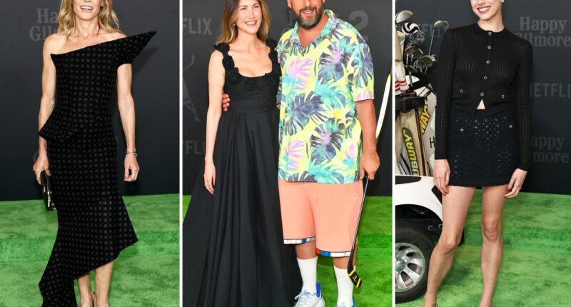 ‘Happy Gilmore 2’ NYC Premiere: Adam Sandler, Julie Bowen, Margaret Qualley and more