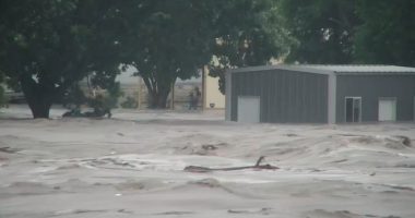 Severe flooding in Kerr County, Texas.