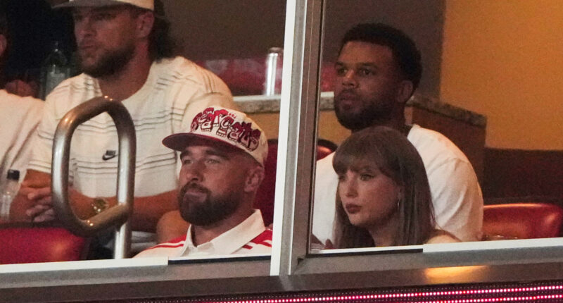 Travis Kelce and Taylor Swift attend Nebraska-Cincinnati game after engagement